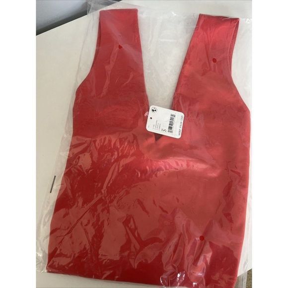 Free People Keep it Sleek Bodysuit Pink Pointsetta FP - Picture 6 of 7